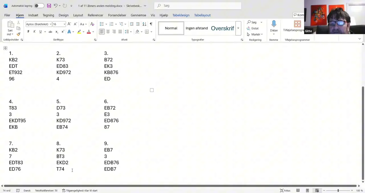 Åbners og svarers 2. melding
