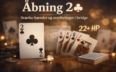 Åbning 2 klør – bridge